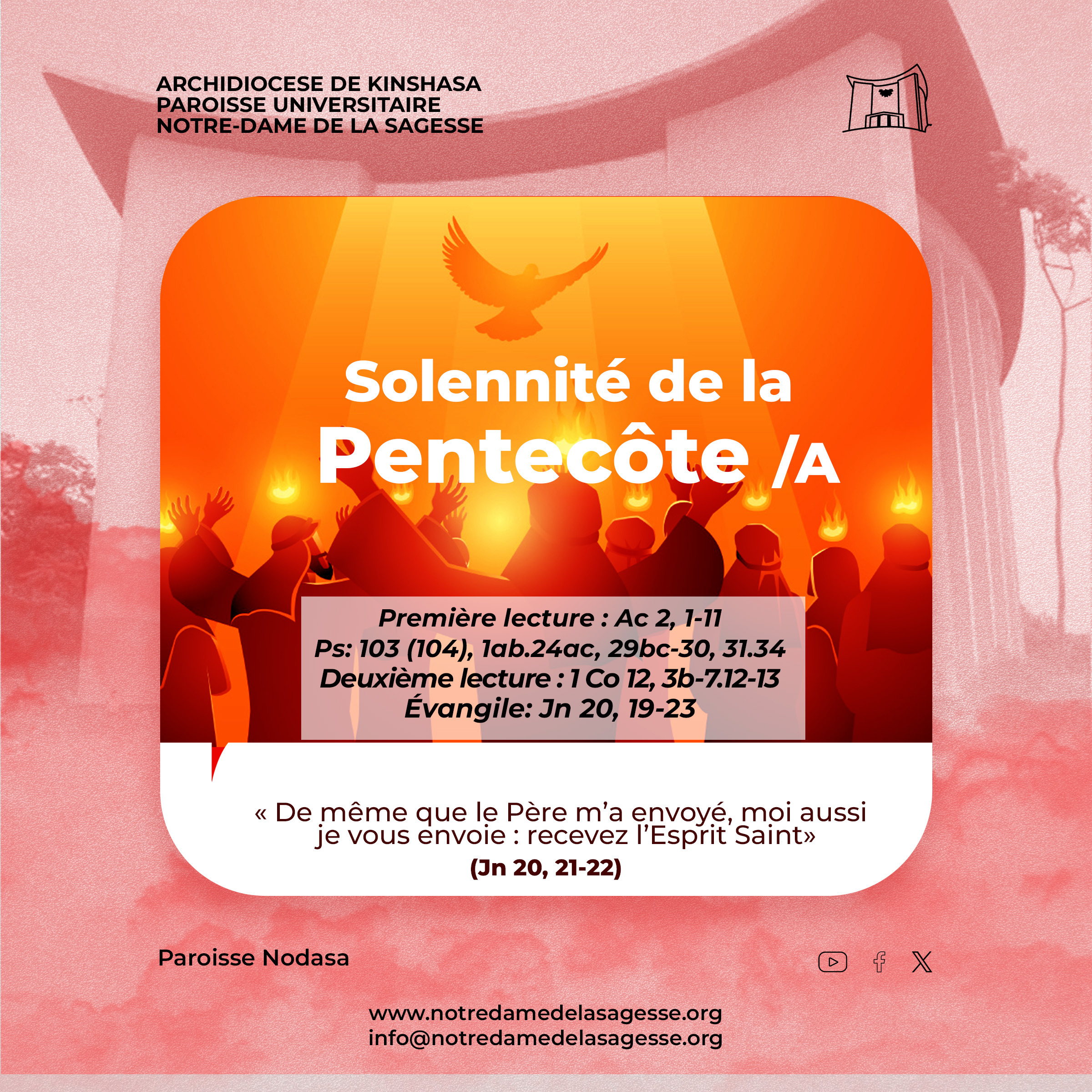 SOLENNITÉ DE LA PENTECÔTE / ANNÉE A