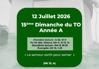 15ᵉ DIMANCHE DU TEMPS ORDINAIRE — ANNÉE A
